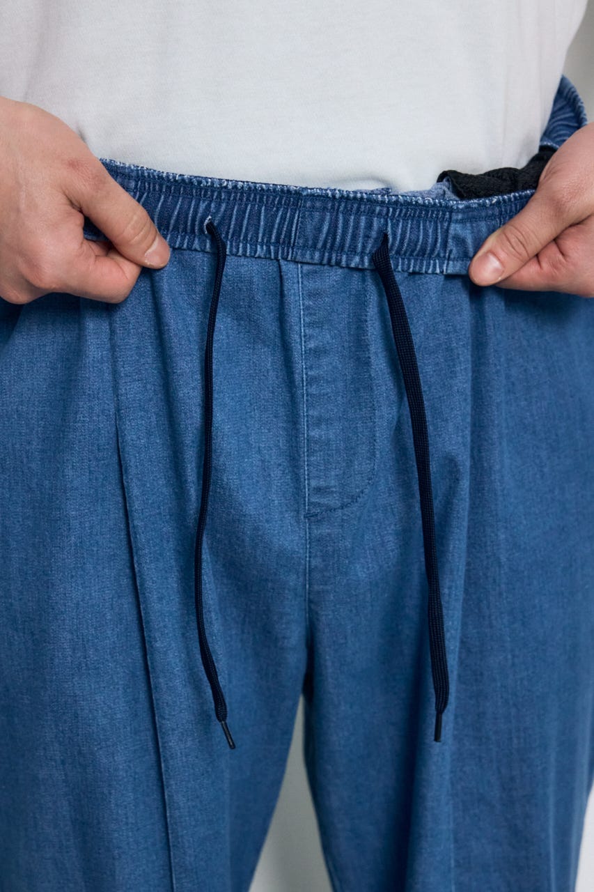 COOL MAX デニムスラックス L/BLU M