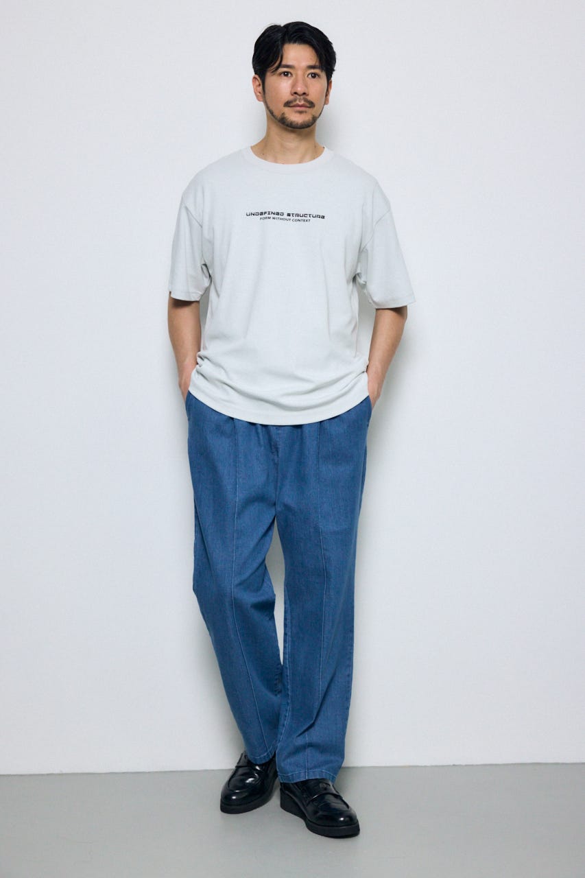 COOL MAX デニムスラックス L/BLU M