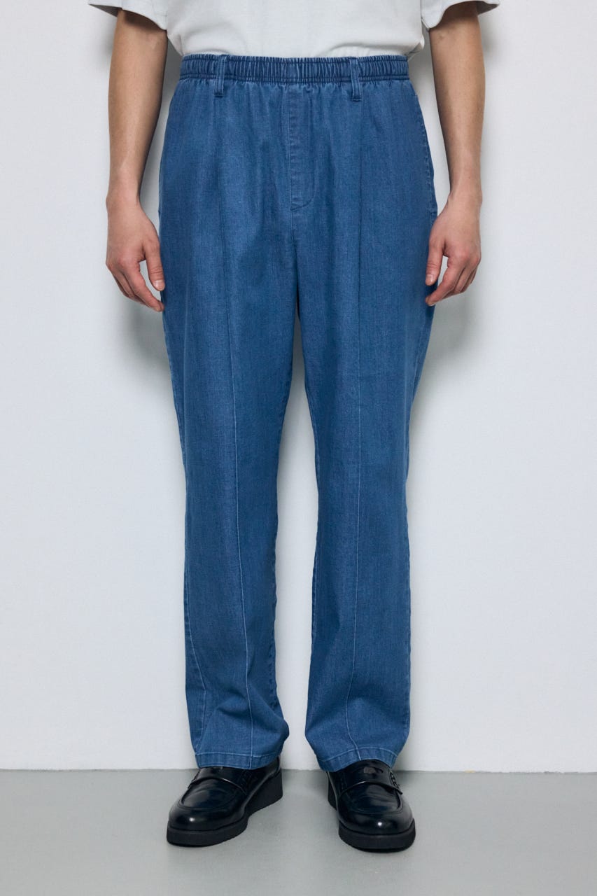 COOL MAX デニムスラックス L/BLU M