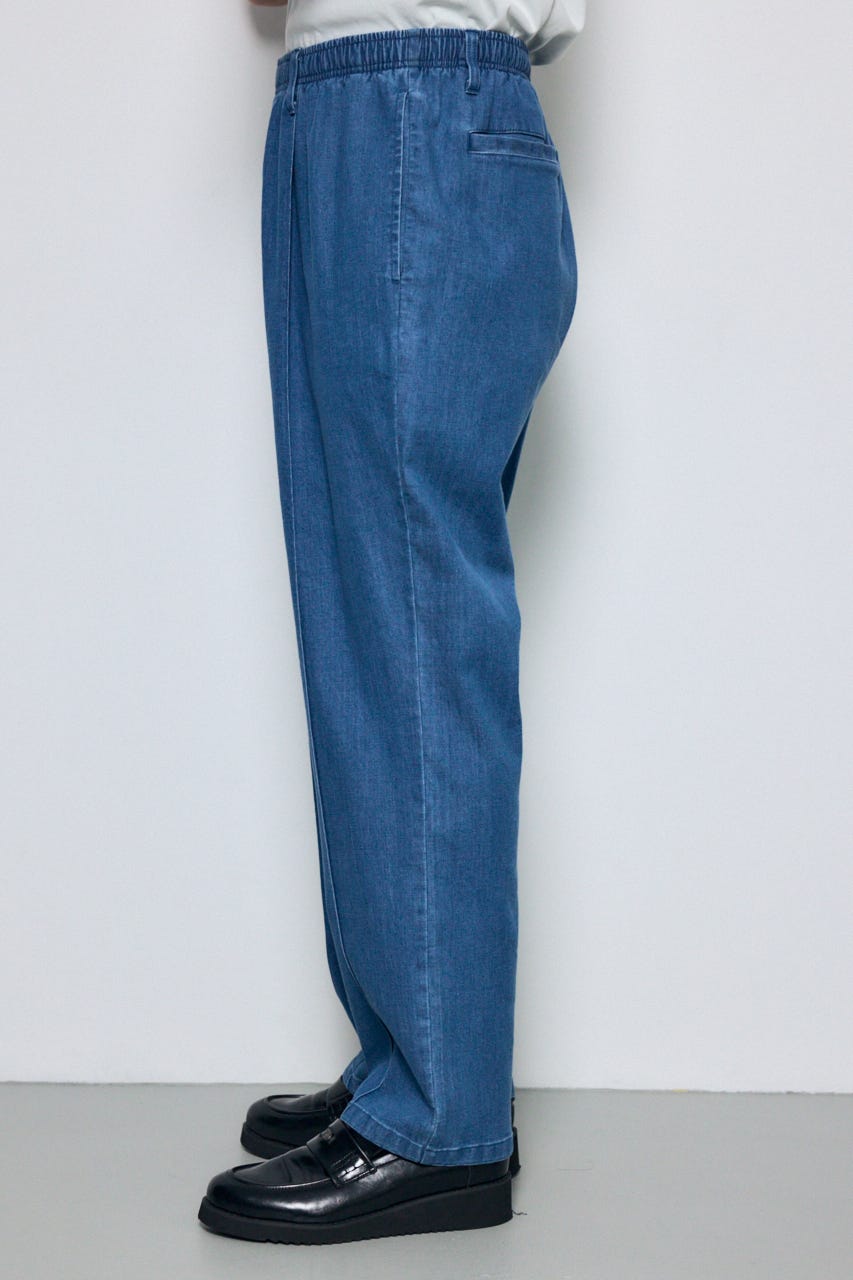 COOL MAX デニムスラックス L/BLU M