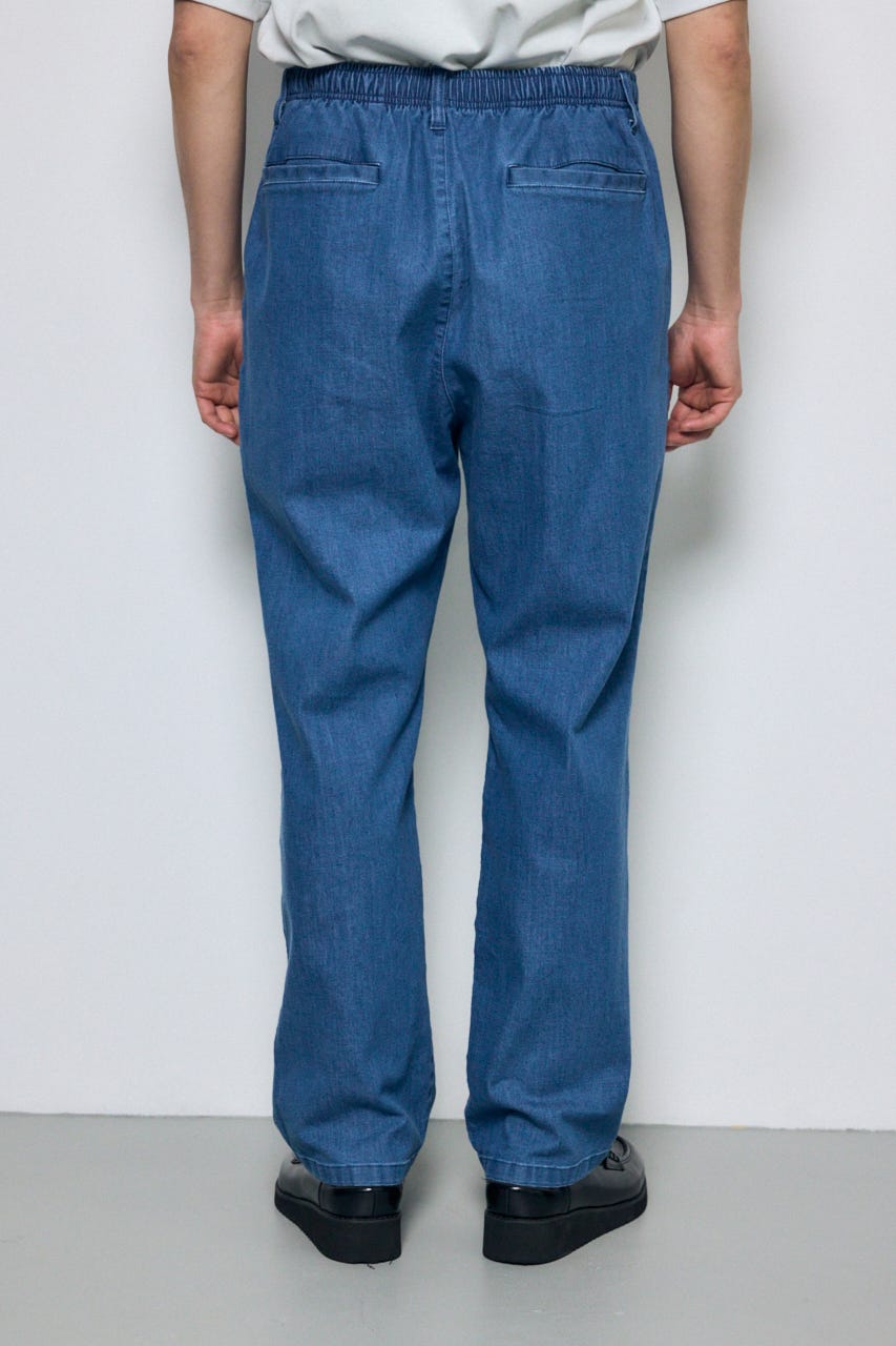 COOL MAX デニムスラックス L/BLU M