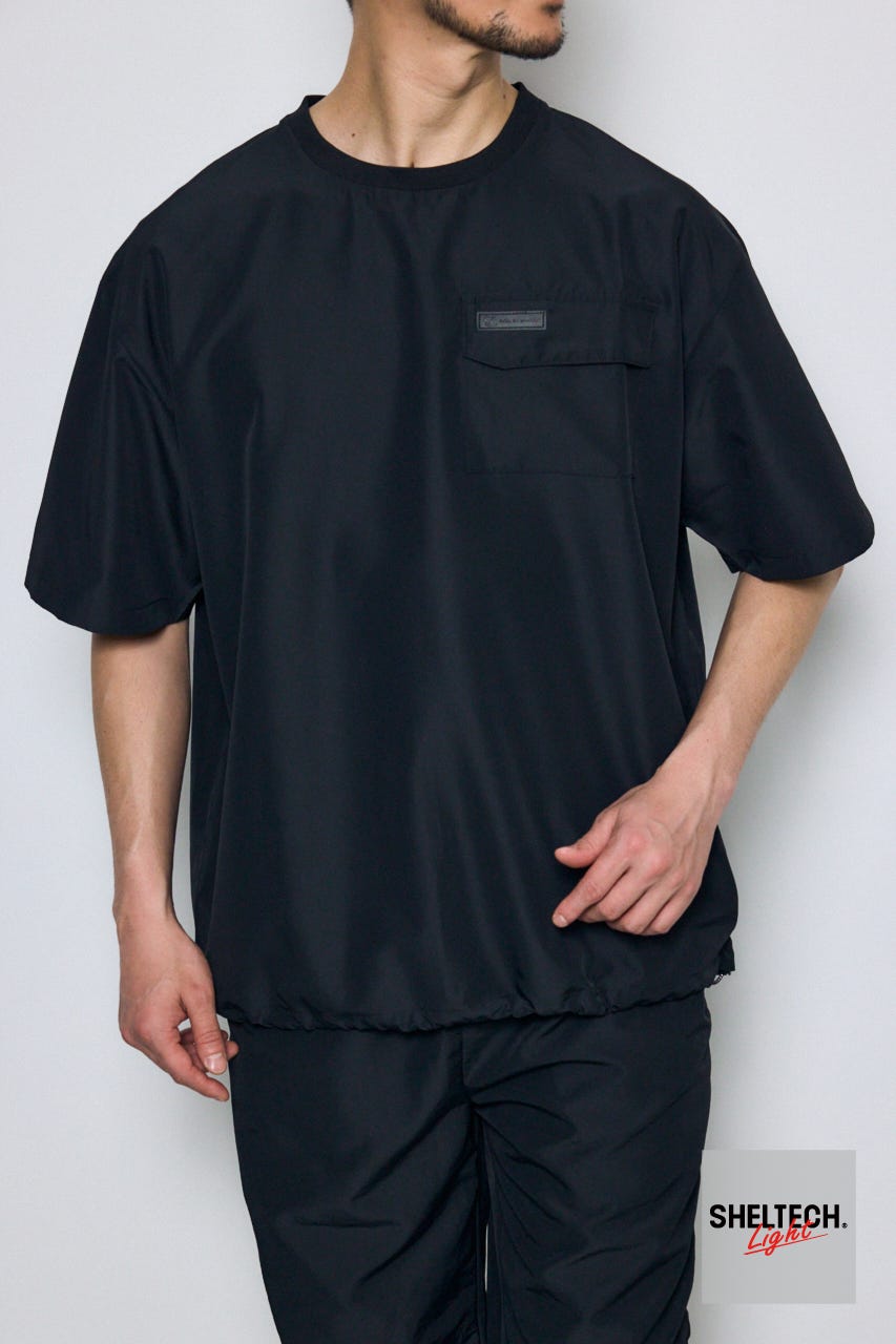 SHELTECH Light ポケットTシャツ BLK M