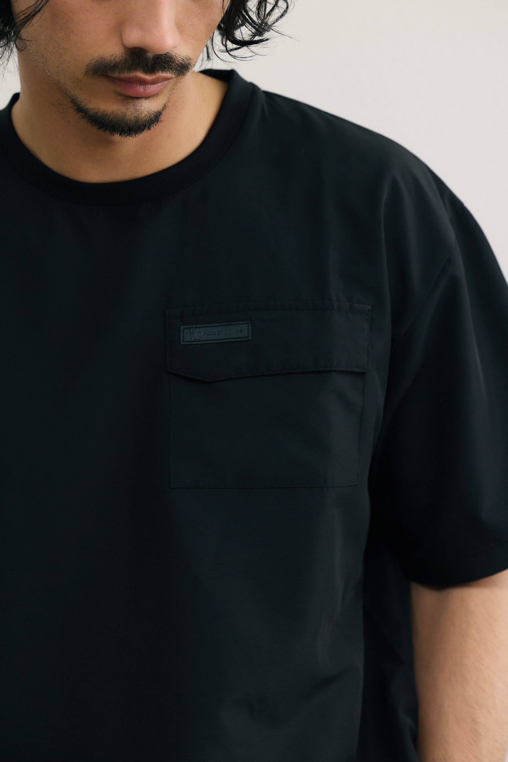 SHELTECH Light ポケットTシャツ BLK M