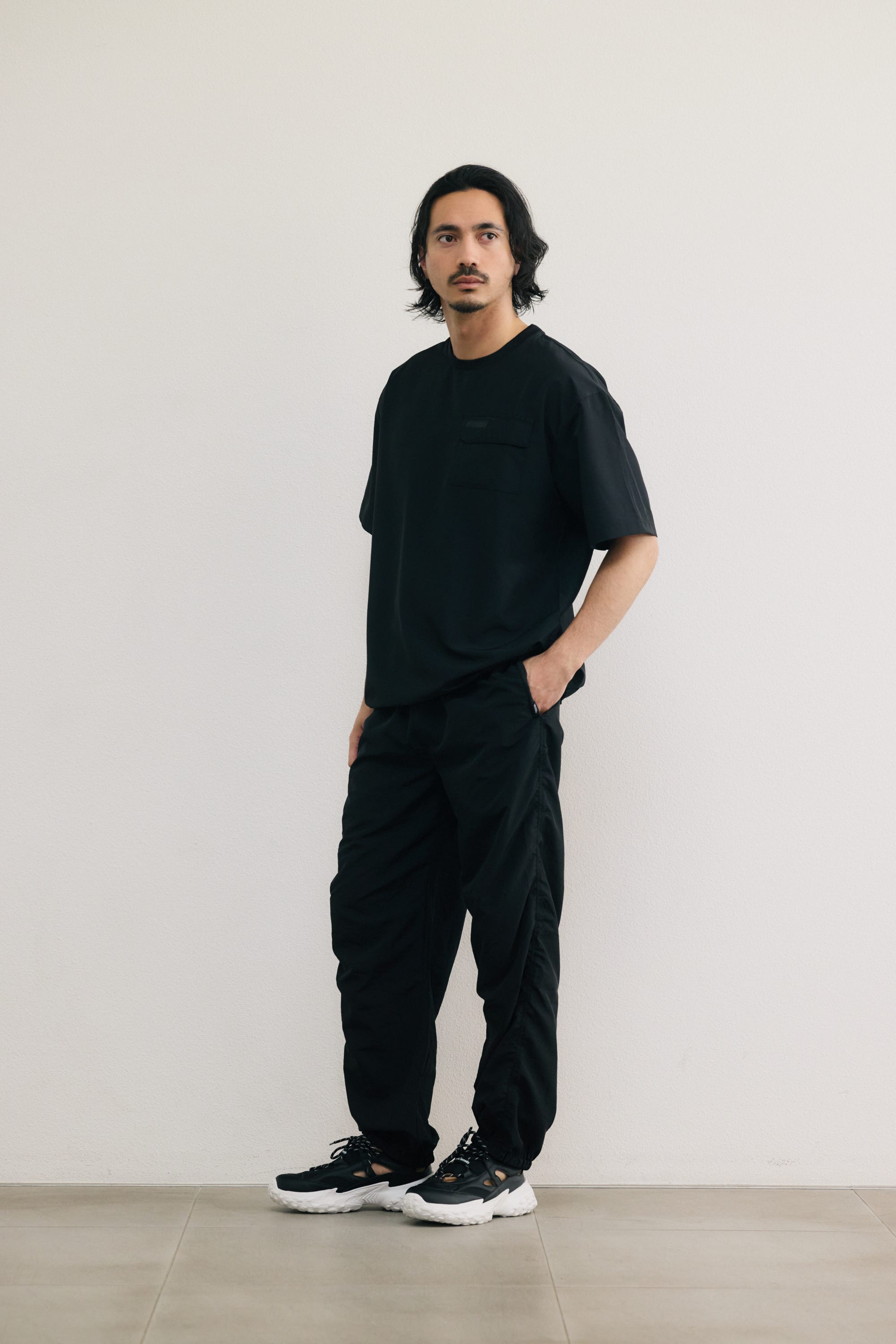 SHELTECH Light ポケットTシャツ BLK M