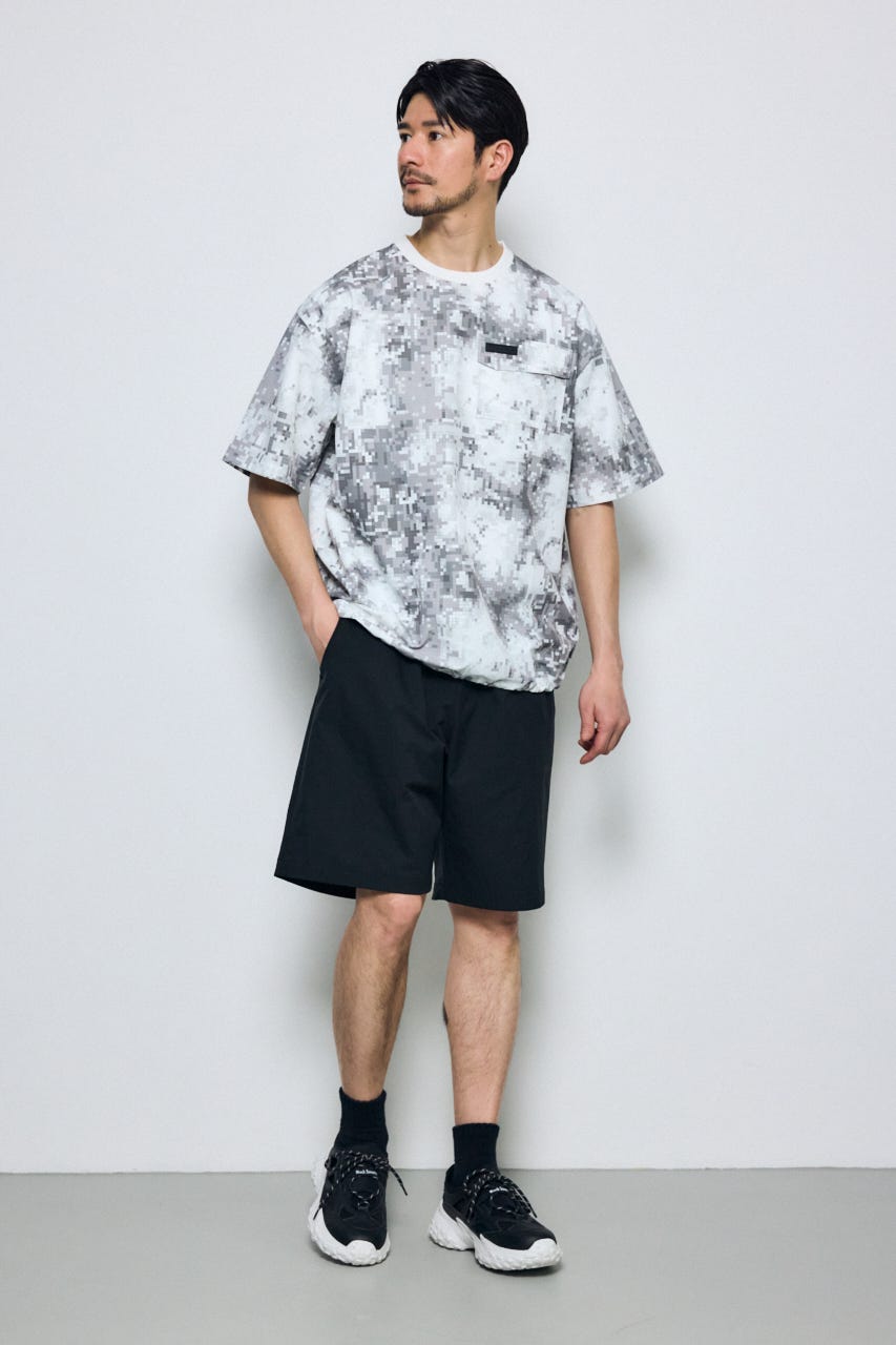 SHELTECH Light ポケットTシャツ 柄GRY L