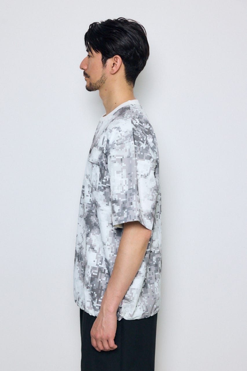 SHELTECH Light ポケットTシャツ 柄GRY L