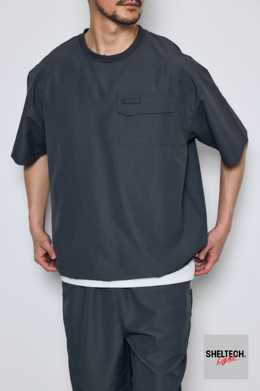 SHELTECH Light ポケットTシャツ GRY S