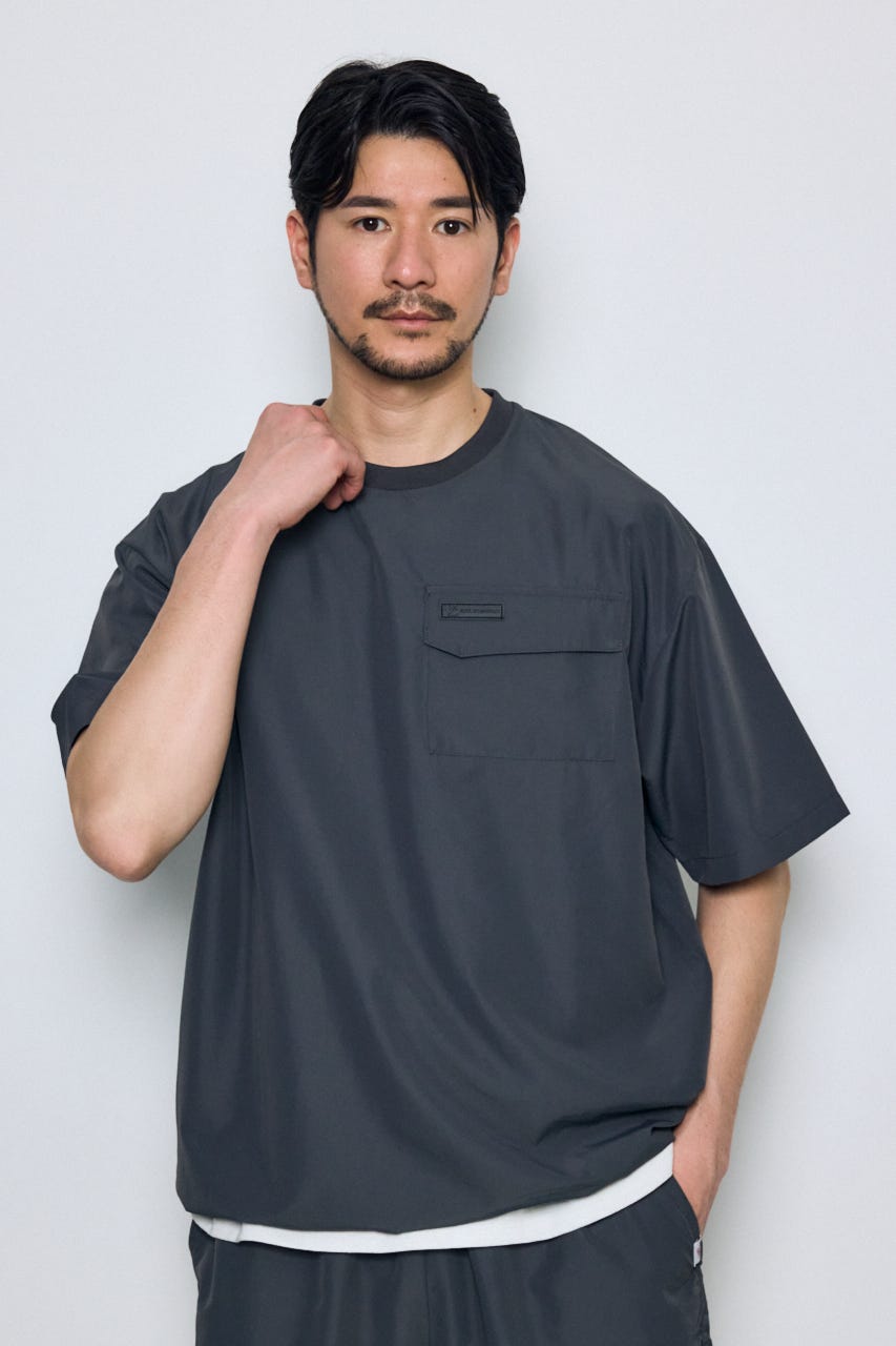 SHELTECH Light ポケットTシャツ GRY S