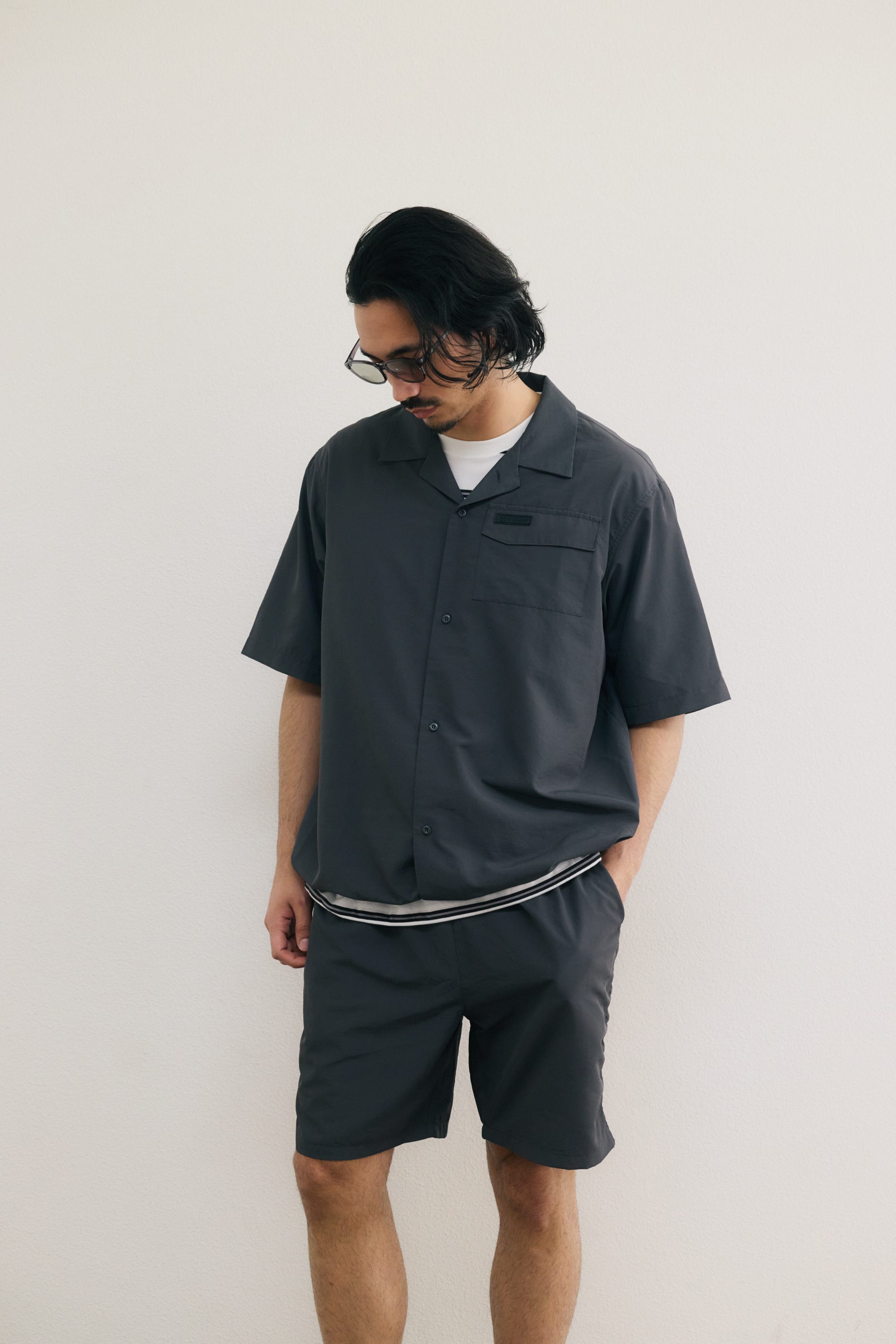 SHELTECH Light 半袖シャツ GRY L