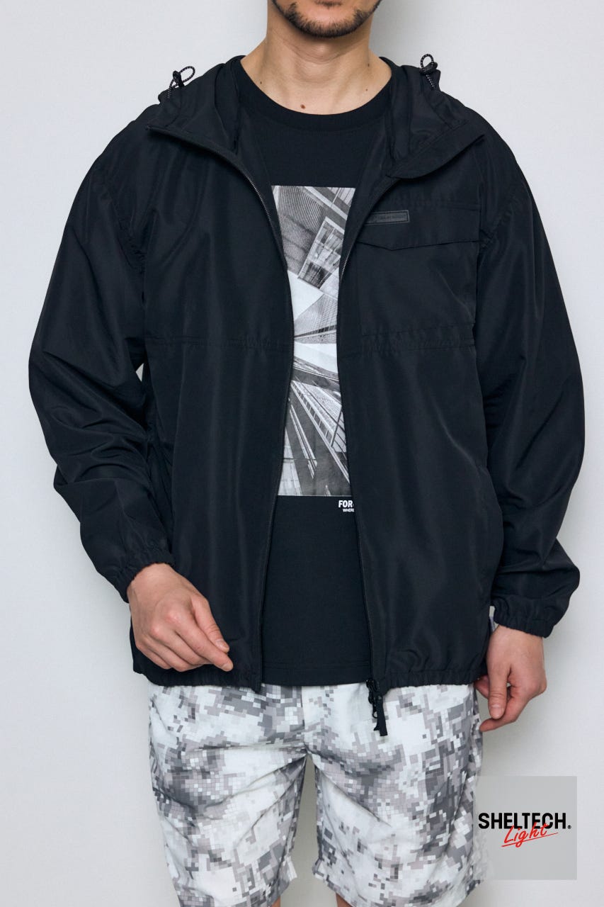 SHELTECH Light パーカー BLK L