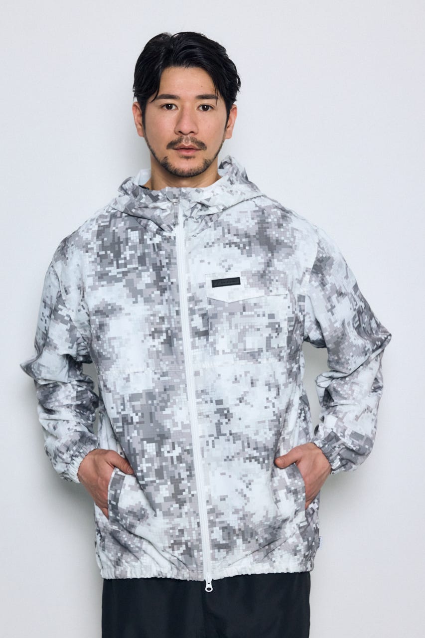 SHELTECH Light パーカー 柄GRY L