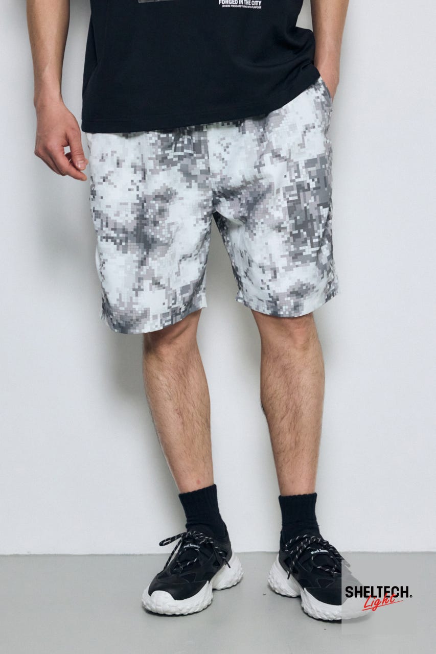 SHELTECH Light ショートパンツ 柄GRY L