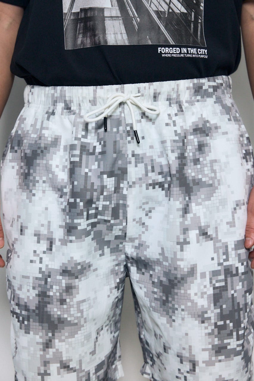 SHELTECH Light ショートパンツ 柄GRY L