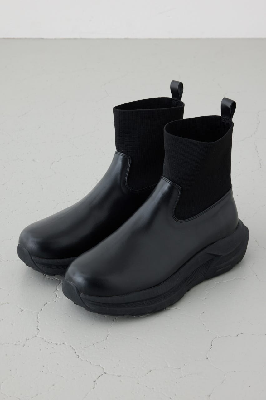 スニーカーソールブーツ BLK S