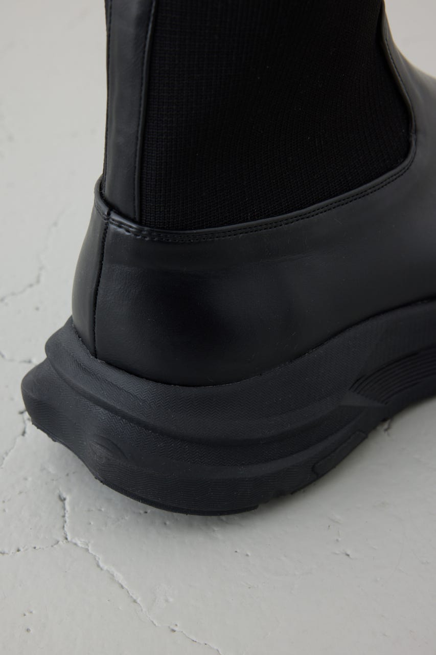 スニーカーソールブーツ BLK S