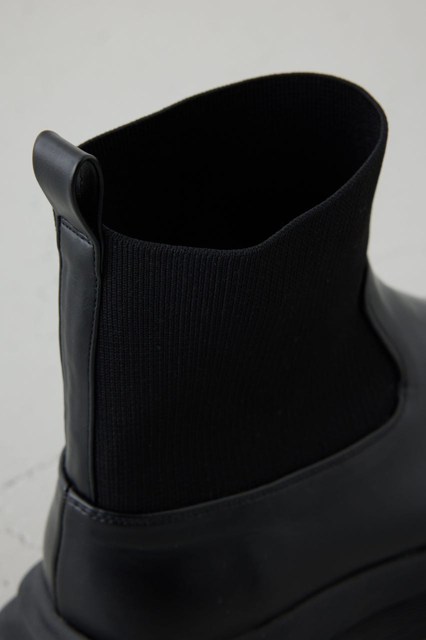 スニーカーソールブーツ BLK S