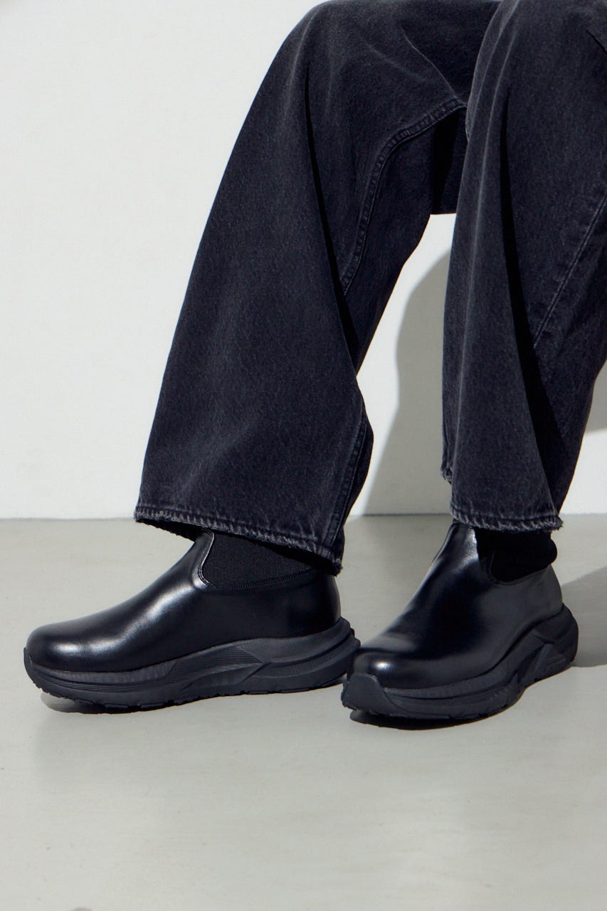 スニーカーソールブーツ BLK S