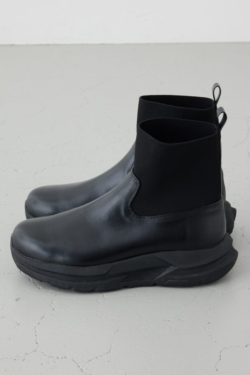 スニーカーソールブーツ BLK S