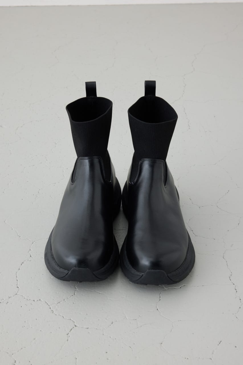 スニーカーソールブーツ BLK S