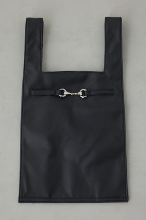 【SS先行アイテム】合皮ショッピングバッグ