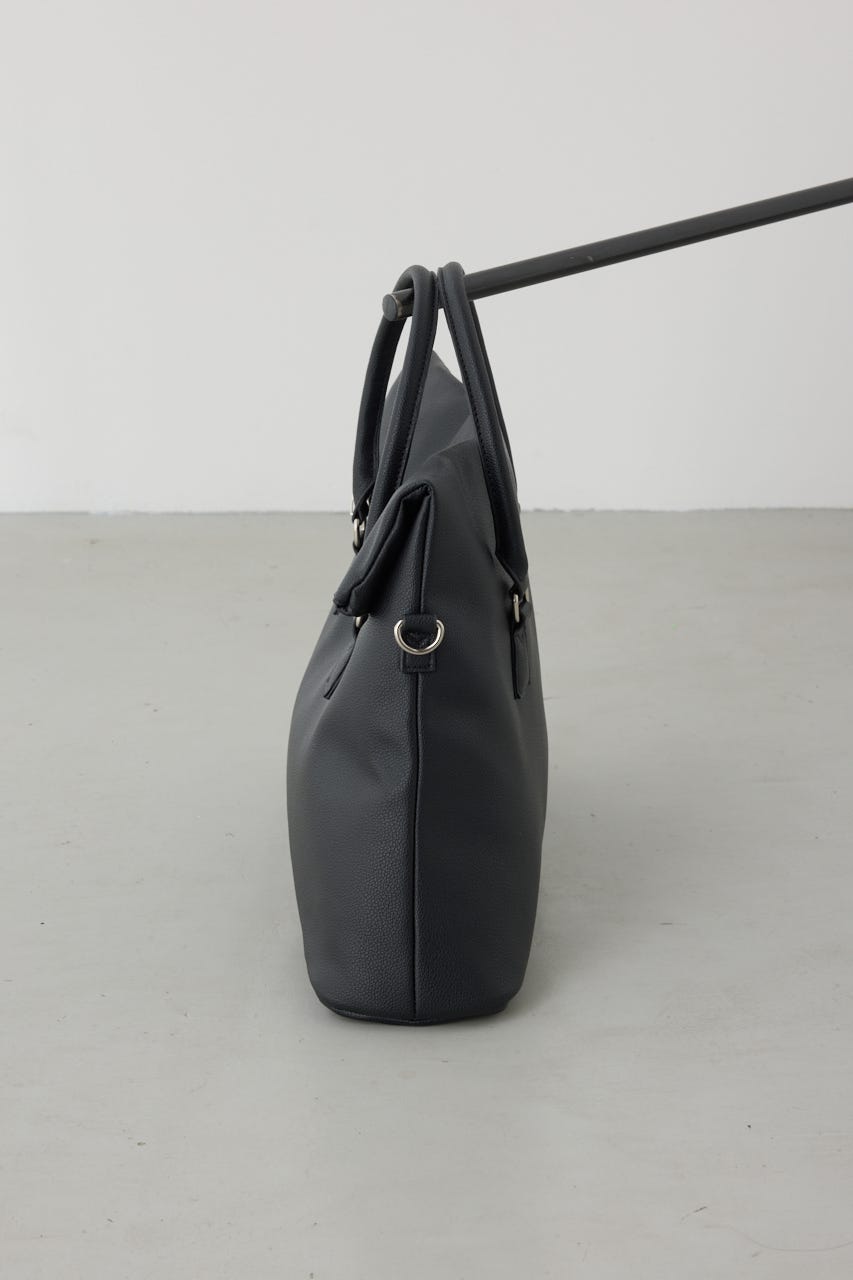 【SS先行アイテム】合皮ショルダーバッグ BLK FREE