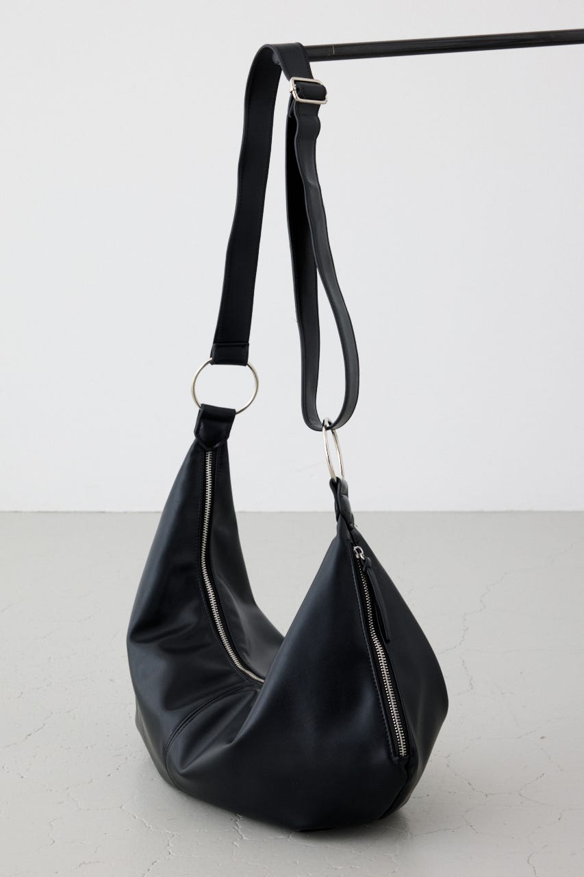 合皮ショルダーBAG BLK FREE
