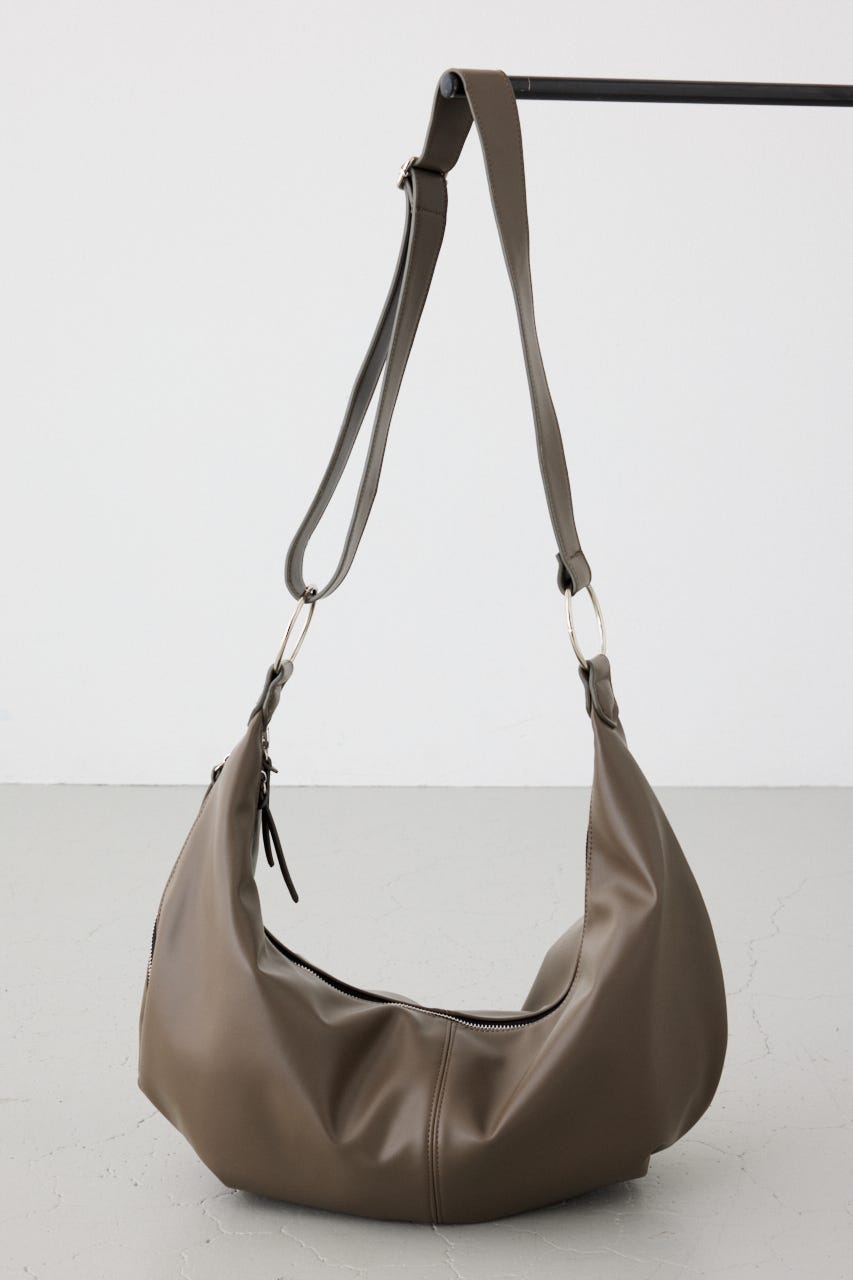 合皮ショルダーBAG GRY FREE