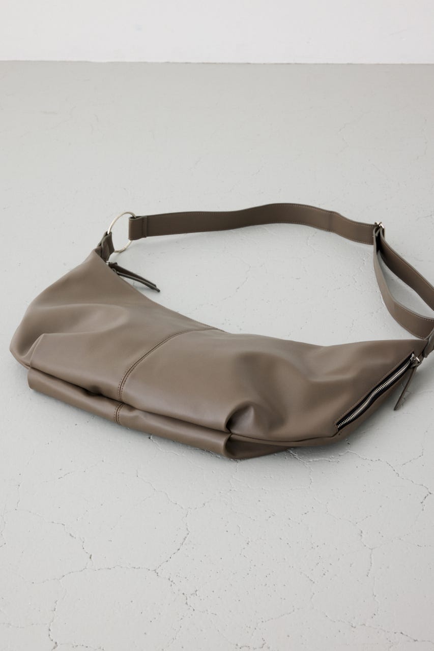 合皮ショルダーBAG GRY FREE