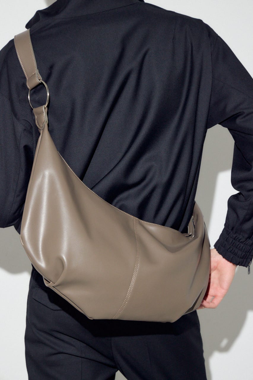 合皮ショルダーBAG GRY FREE