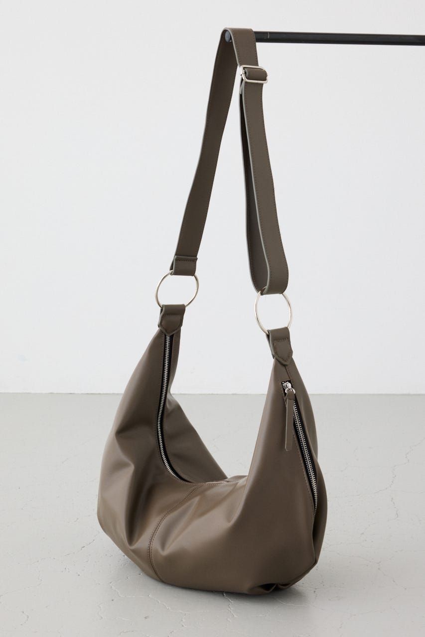 合皮ショルダーBAG GRY FREE