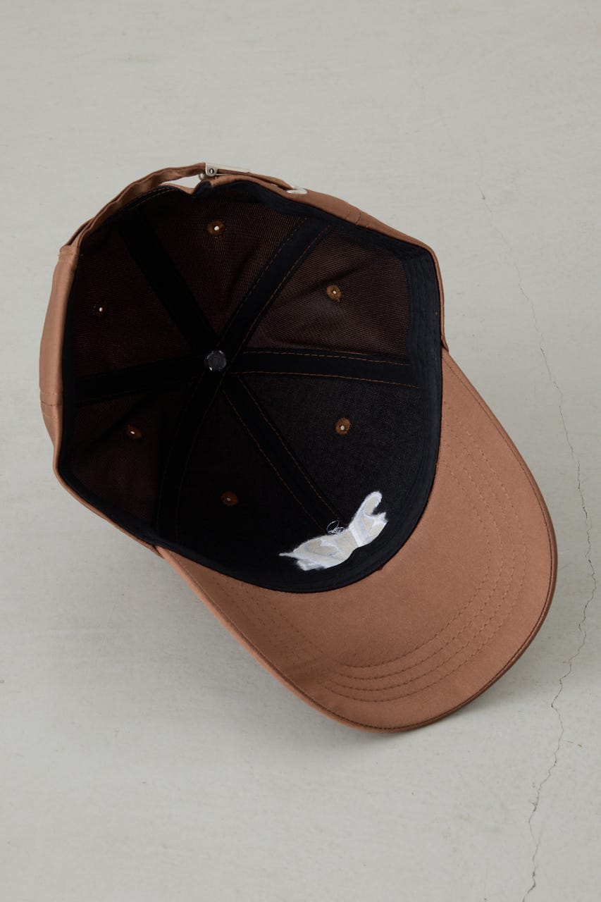 サテンロゴキャップ BEG FREE