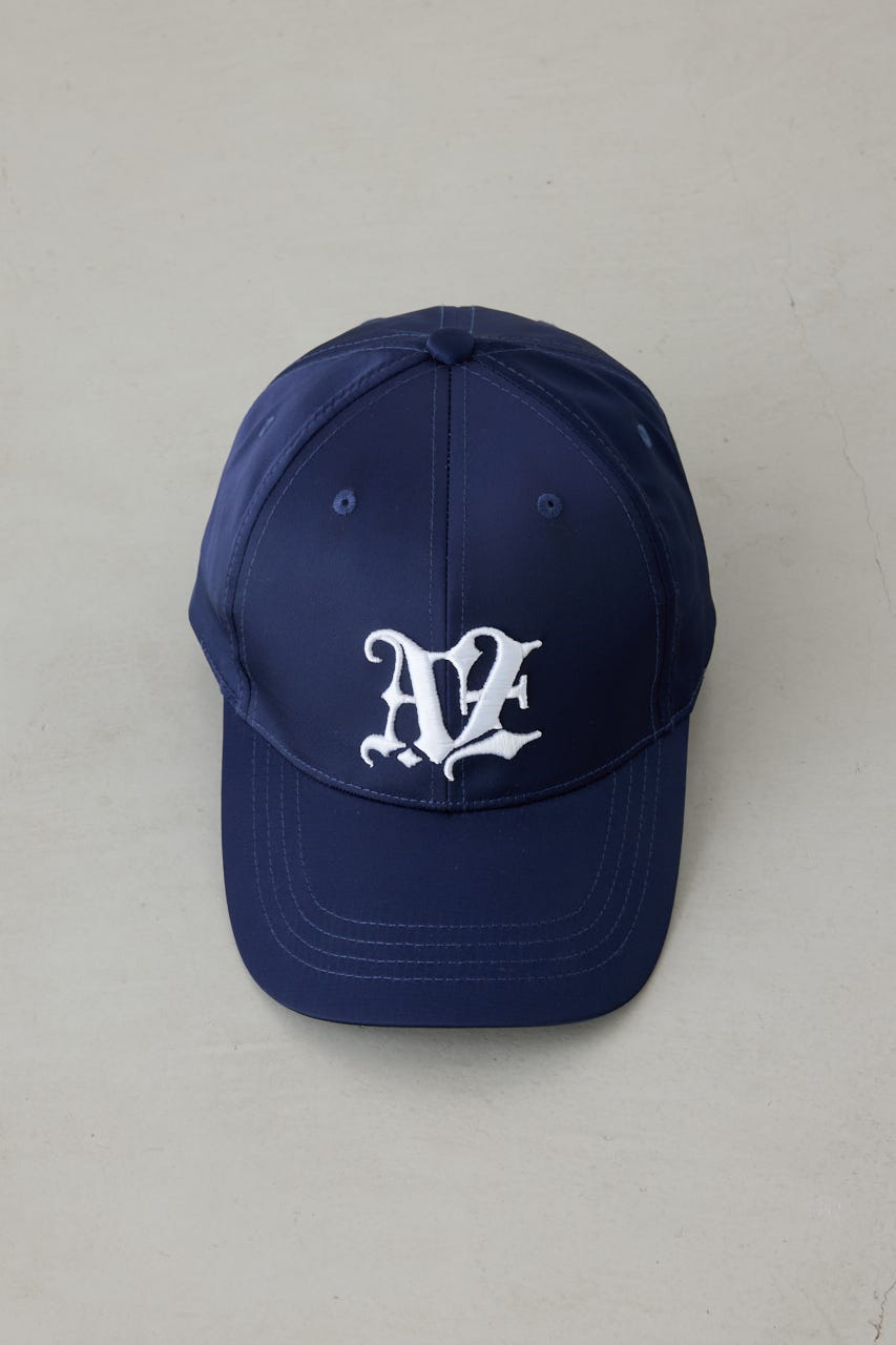 サテンロゴキャップ NVY FREE