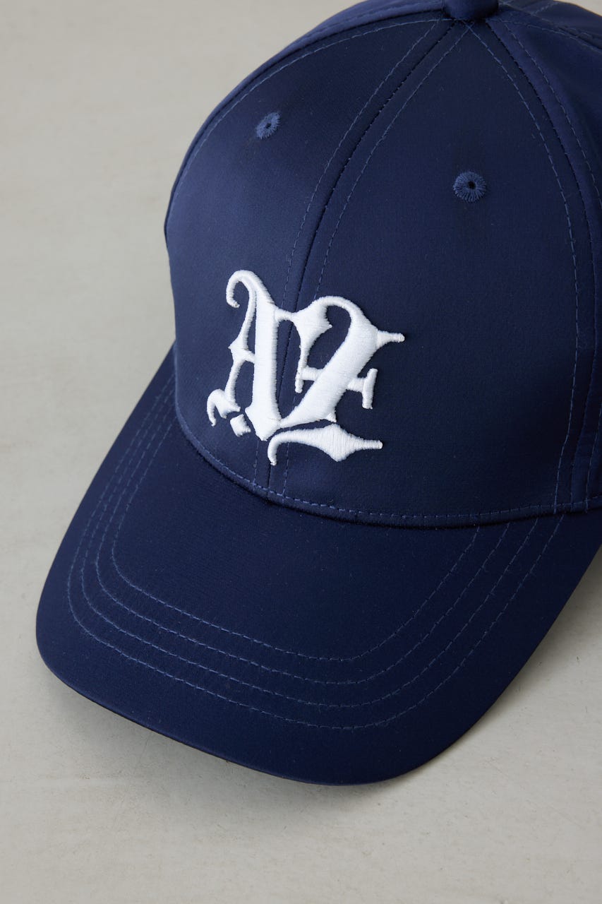 サテンロゴキャップ NVY FREE