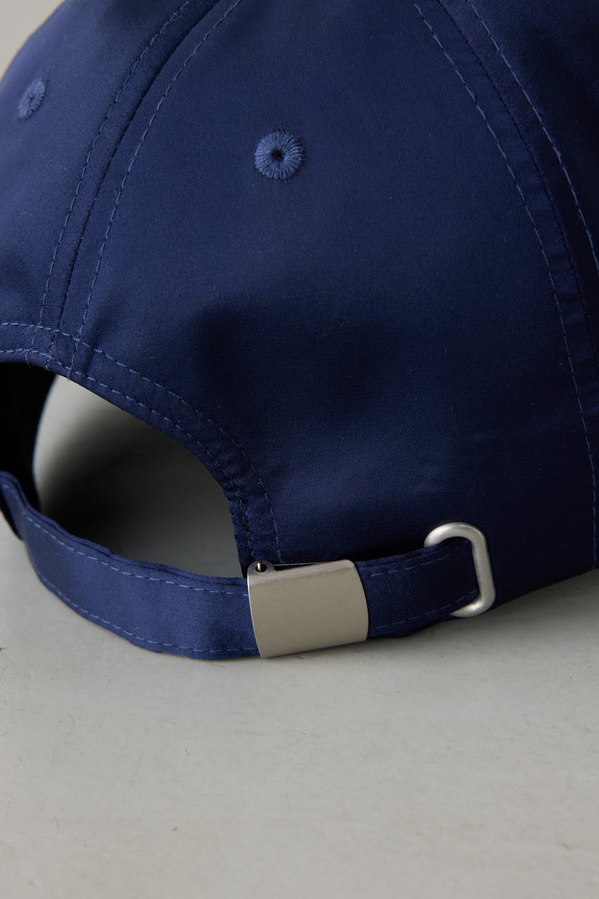 サテンロゴキャップ NVY FREE