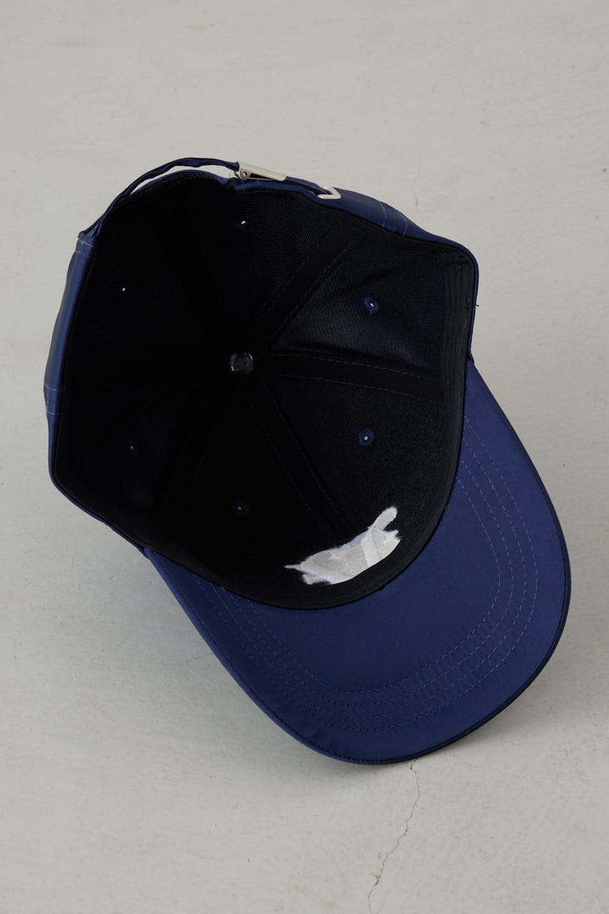 サテンロゴキャップ NVY FREE