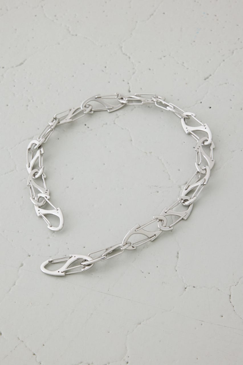 ツイストスパインネックレス SLV FREE