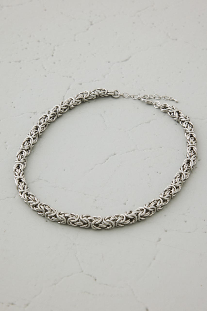 スパイラルノットネックレス SLV FREE