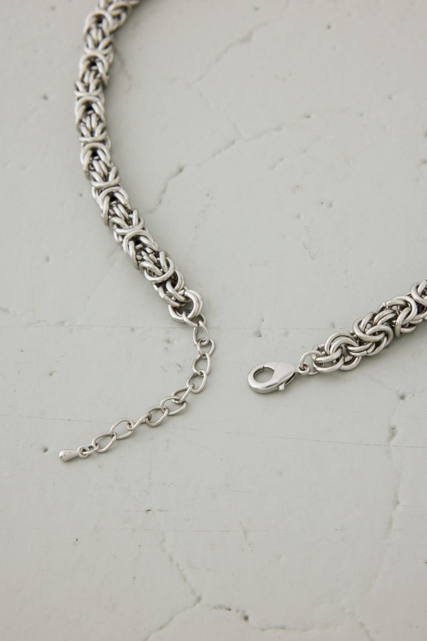 スパイラルノットネックレス SLV FREE