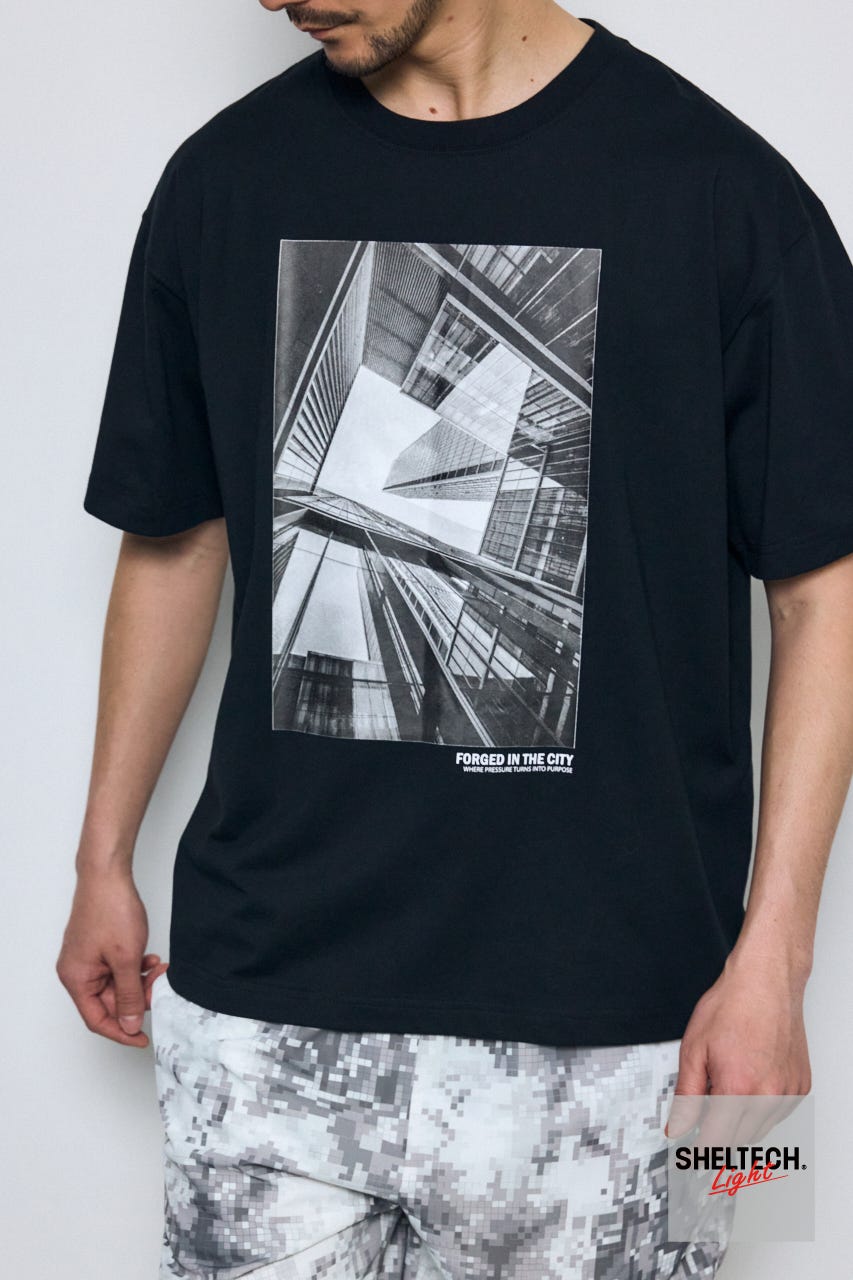 SHELTECH Light ベーシックTシャツ BLK L