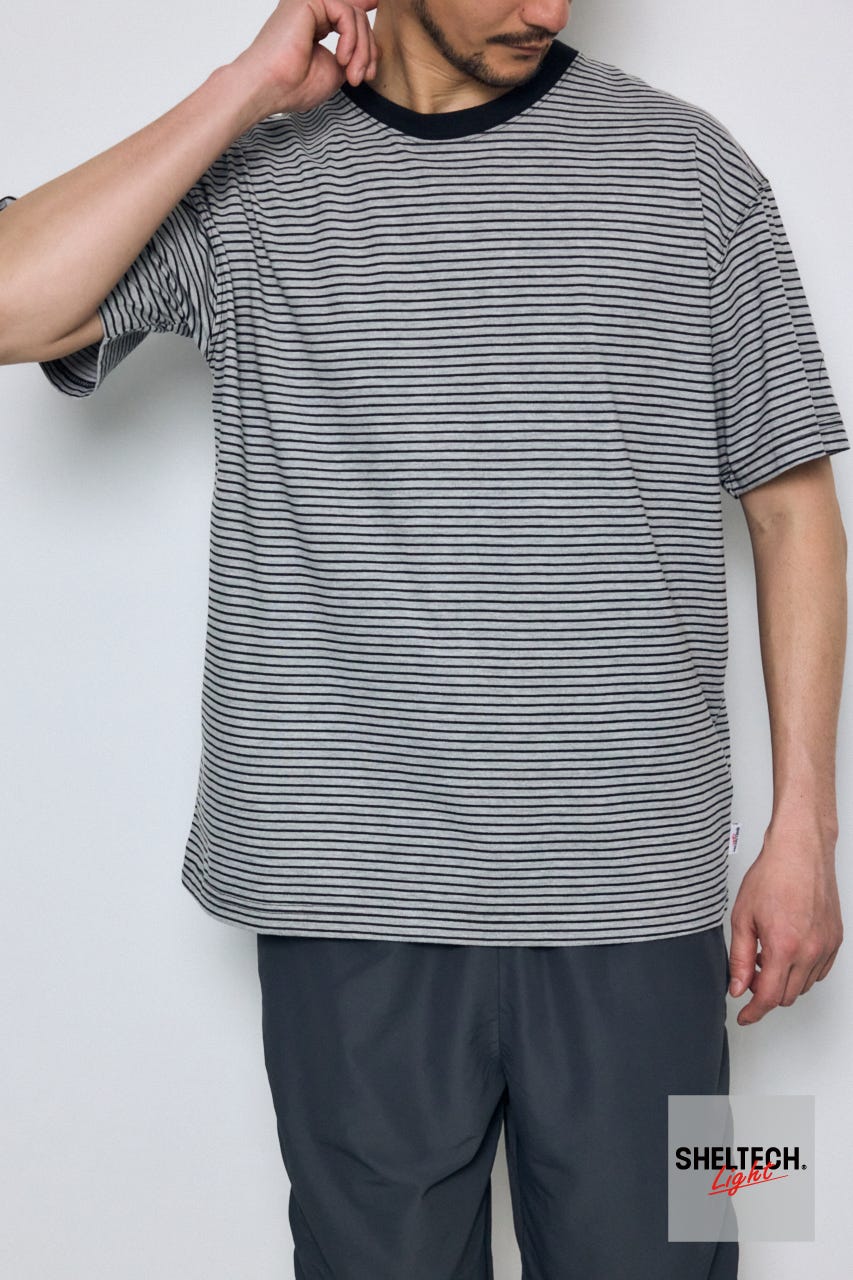 SHELTECH Light ベーシックTシャツ 柄GRY M