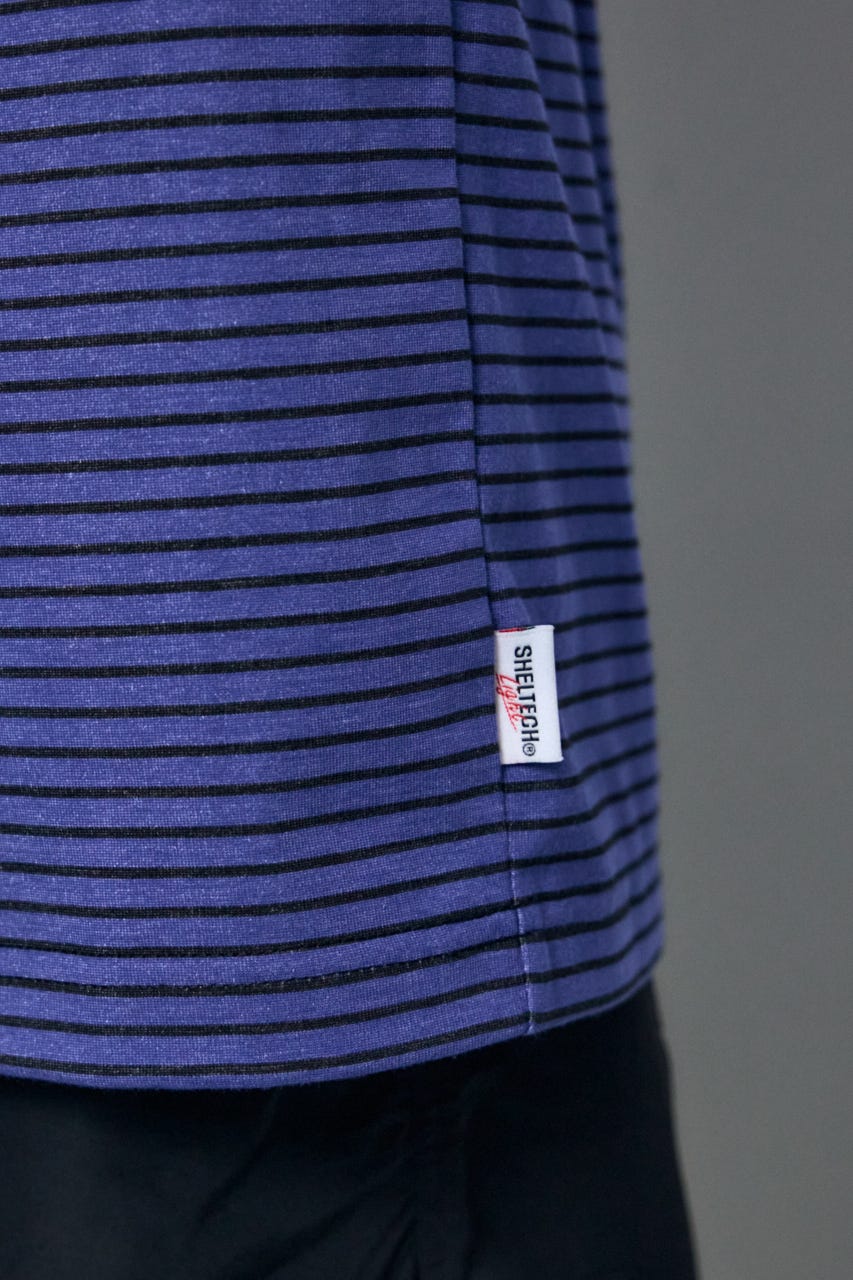 SHELTECH Light ベーシックTシャツ 柄NVY L
