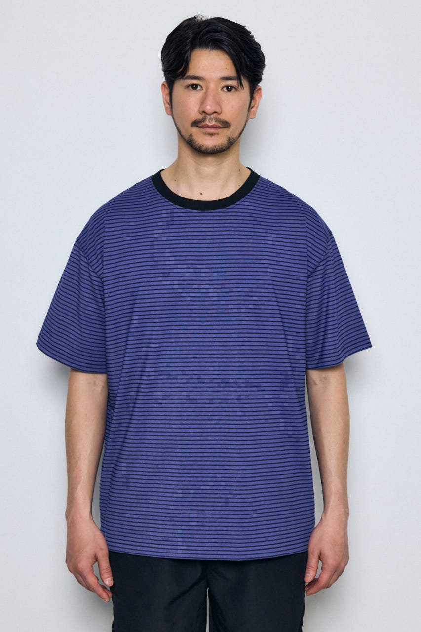 SHELTECH Light ベーシックTシャツ 柄NVY L
