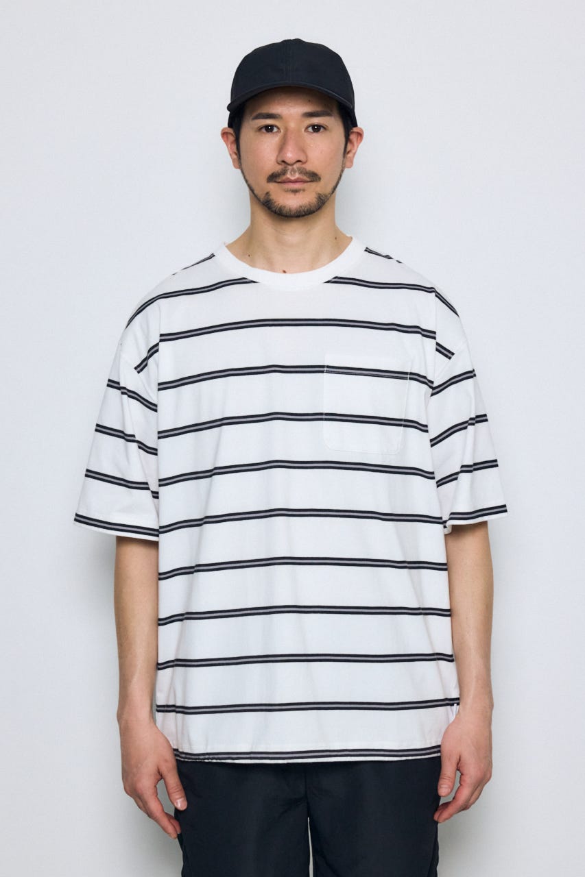 SHELTECH Light ポケット付きTシャツ 柄WHT L