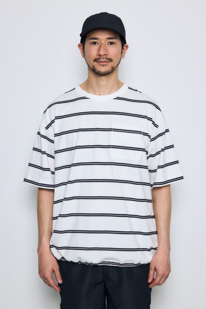 SHELTECH Light ポケット付きTシャツ 柄WHT L