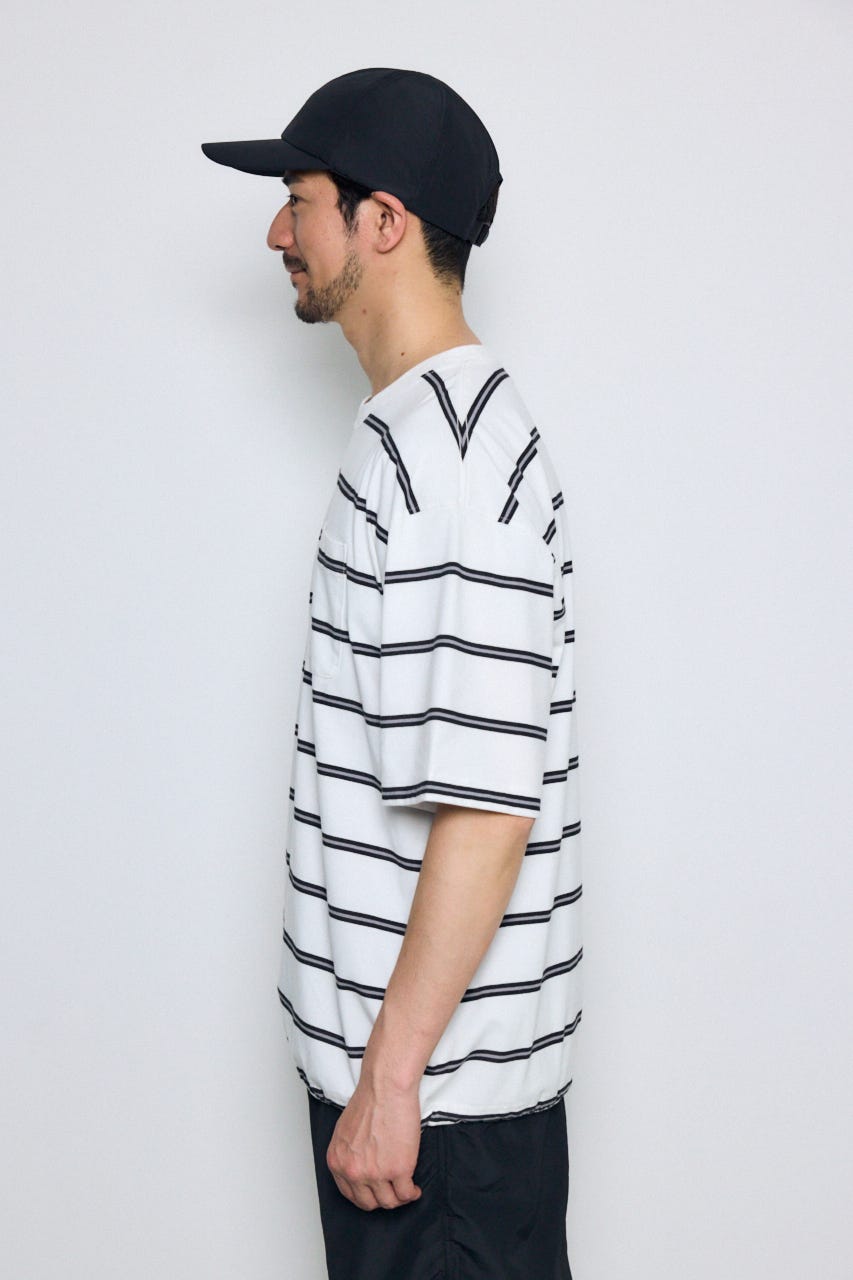 SHELTECH Light ポケット付きTシャツ 柄WHT L