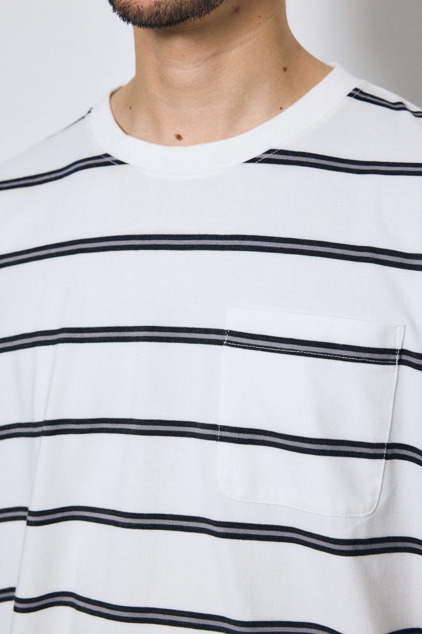 SHELTECH Light ポケット付きTシャツ 柄WHT L