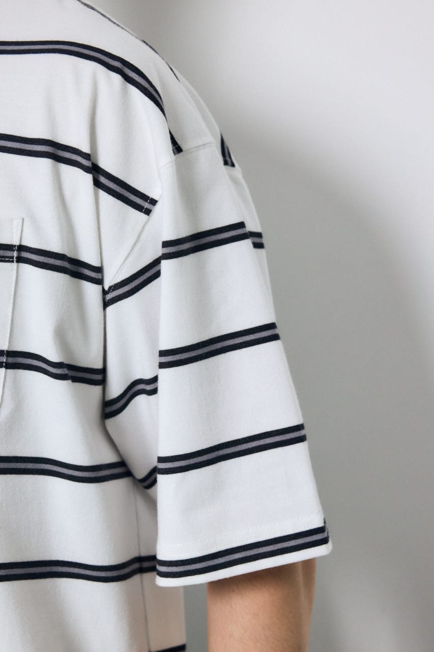 SHELTECH Light ポケット付きTシャツ 柄WHT L