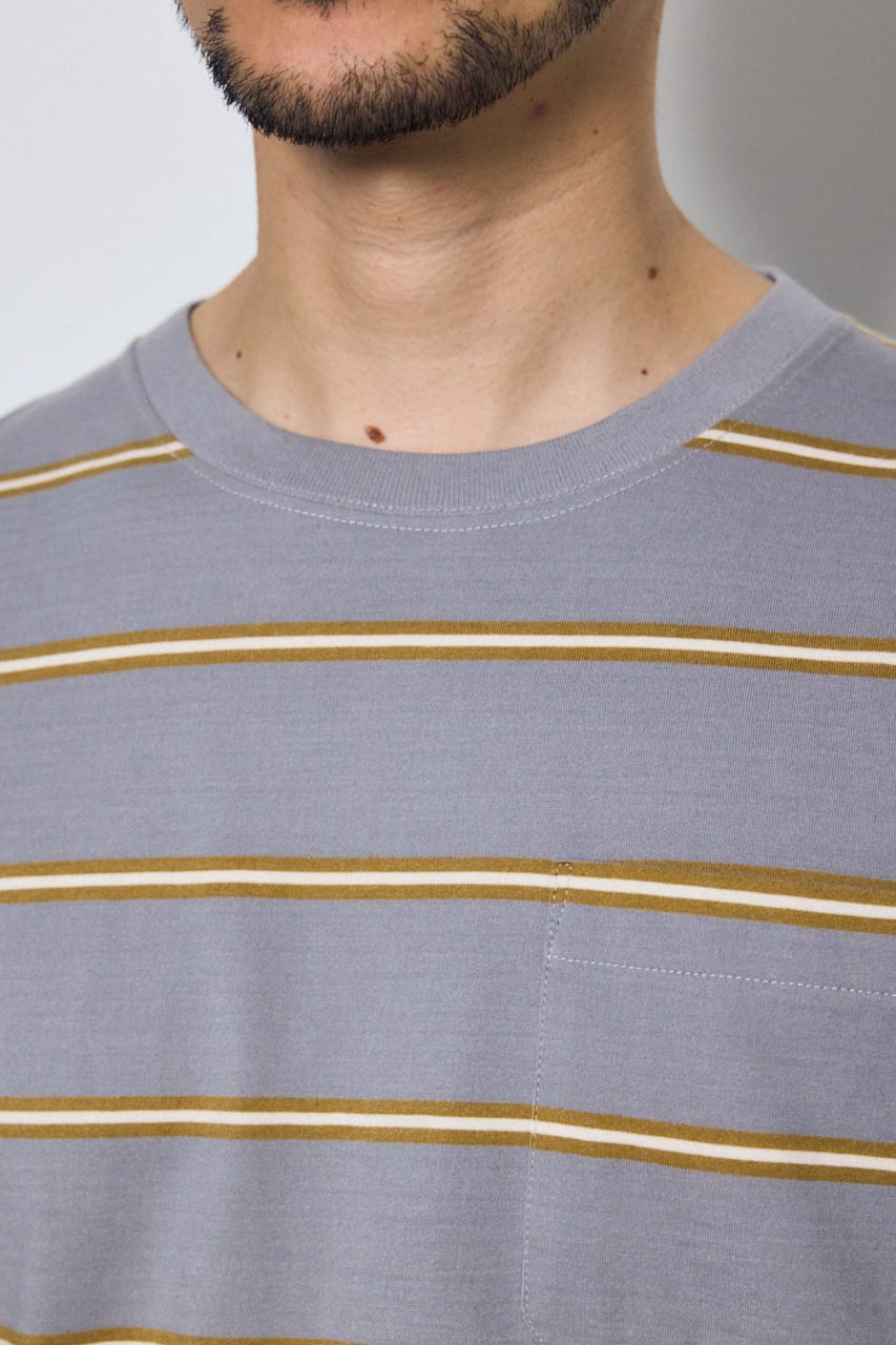SHELTECH Light ポケット付きTシャツ 柄YEL M