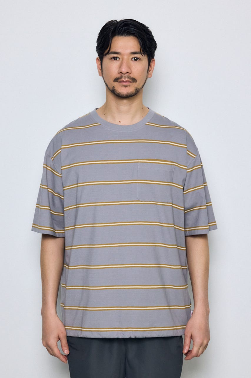 SHELTECH Light ポケット付きTシャツ 柄YEL M