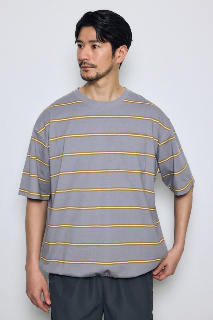 SHELTECH Light ポケット付きTシャツ 柄YEL M